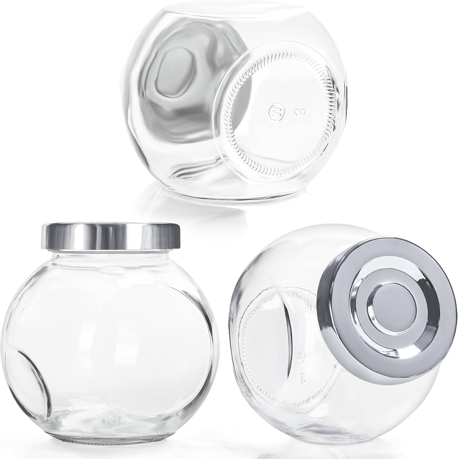 Tarros de Cristal con Tapa 480ml Tarros de Cristal con Tapa 480ml